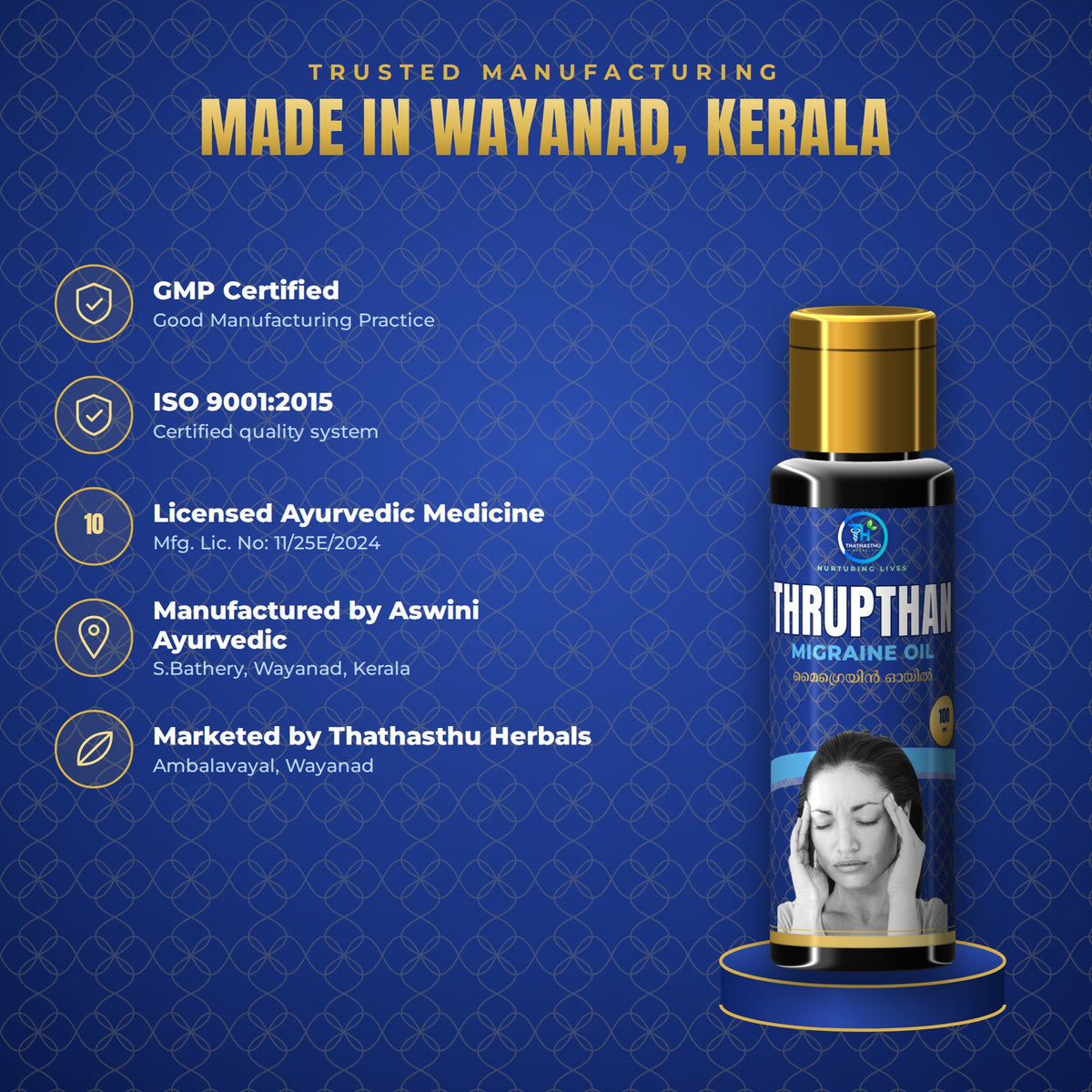 Thrupthan Kerala Ayurveda heritage and licence details